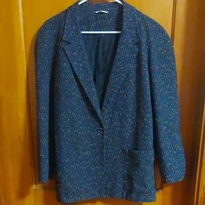 Esprit Black Jacket with Red Logo